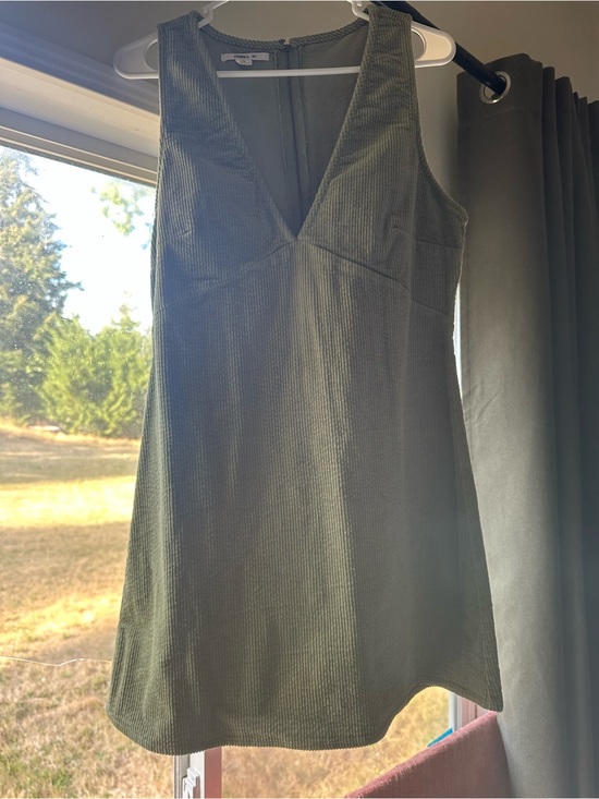 O'Neill Dresses & Skirts - O'Neill Olive Green Corduroy A-Line Dress